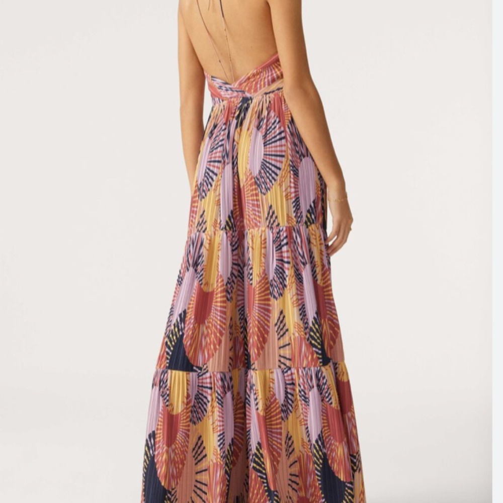STUNNING BA&SH PLEATED MAXI Natasia